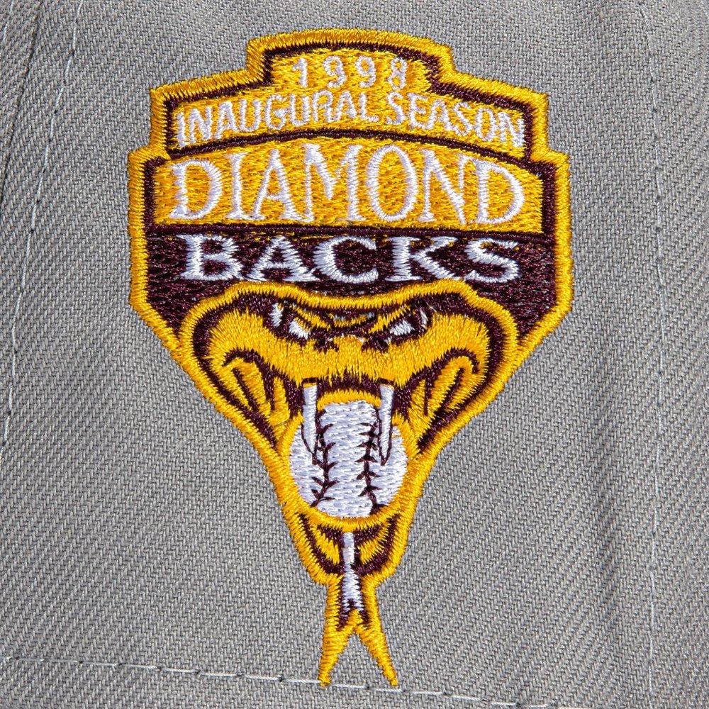 New Era Arizona Diamondbacks 59FIFTY Hat Corduroy Brim Inaugural Patch - Picture 6 of 7